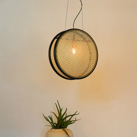 Nordic Solid Wood Ball Chandelier