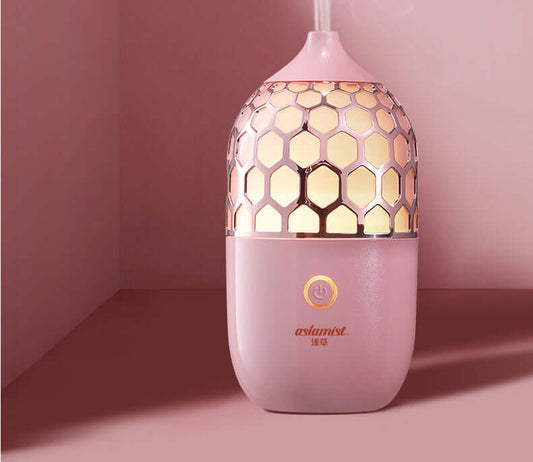 Asakusa Pink Aroma Diffuser – Quiet Ultrasonic Aromatherapy for Home