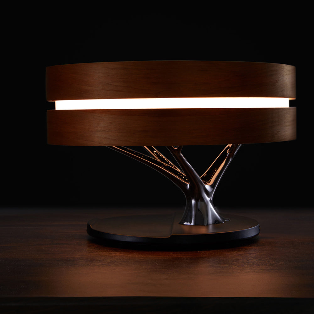 Smart LED Bedside Lamp with Bluetooth Speaker