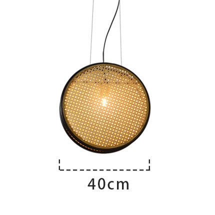 Nordic Solid Wood Ball Chandelier