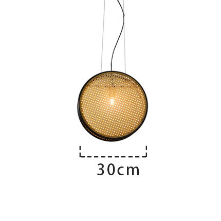 Nordic Solid Wood Ball Chandelier