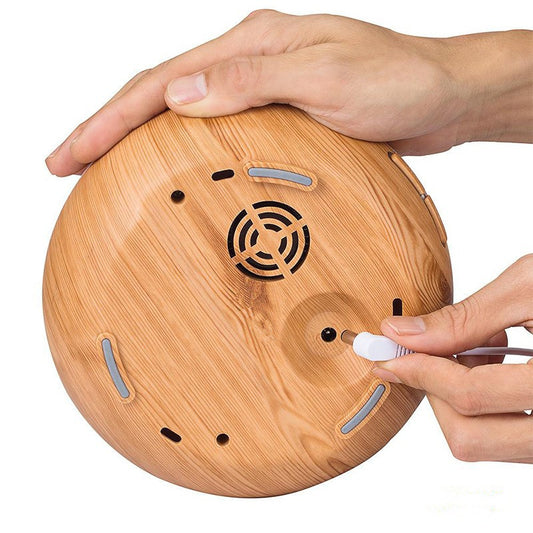 Colorful Wood Grain Ultrasonic Aroma Diffuser &amp; Air Humidifier